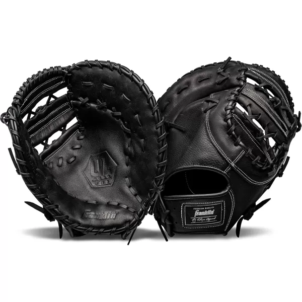 Franklin Sports Baseball Fielding Glove  Mens Adult and Youth Baseball Glove  CTZ5000 Cowhide Infield and Outfield Baseball GlovesBlack Chrome