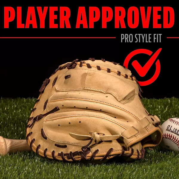 Franklin Sports Baseball Fielding Glove  Mens Adult and Youth Baseball Glove  CTZ5000 Cowhide Infield and Outfield Baseball GlovesCamelBrown