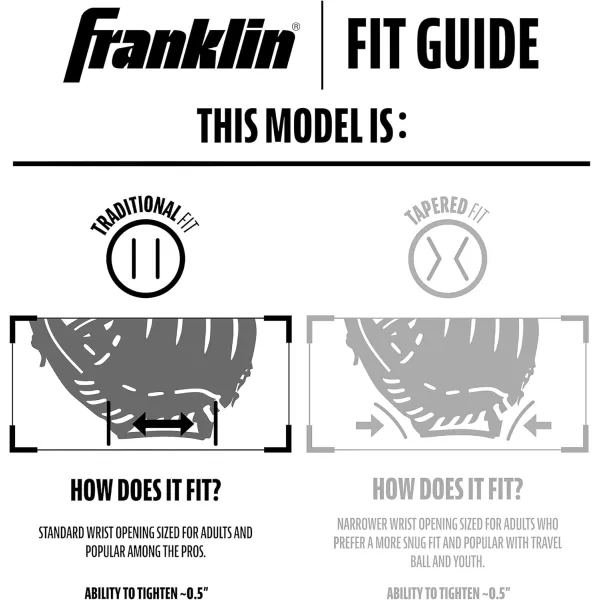 Franklin Sports Baseball Fielding Glove  Mens Adult and Youth Baseball Glove  CTZ5000 Cowhide Infield and Outfield Baseball GlovesCamelBrown