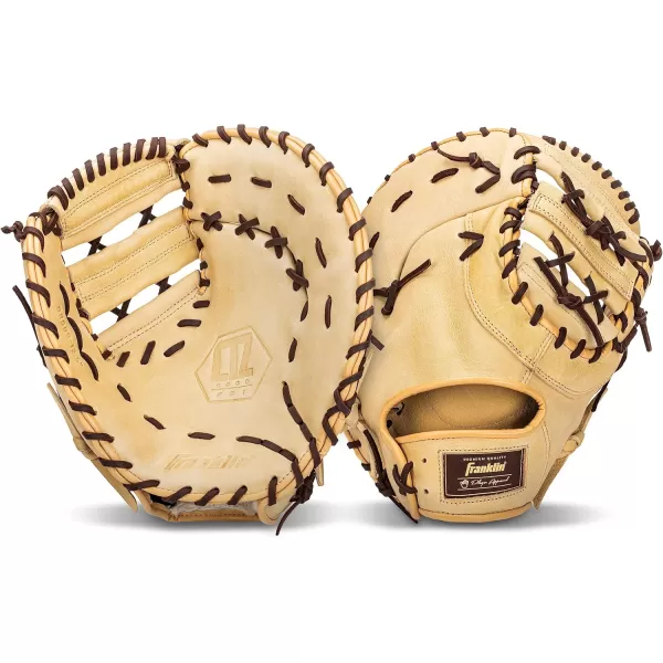 Franklin Sports Baseball Fielding Glove  Mens Adult and Youth Baseball Glove  CTZ5000 Cowhide Infield and Outfield Baseball GlovesCamelBrown