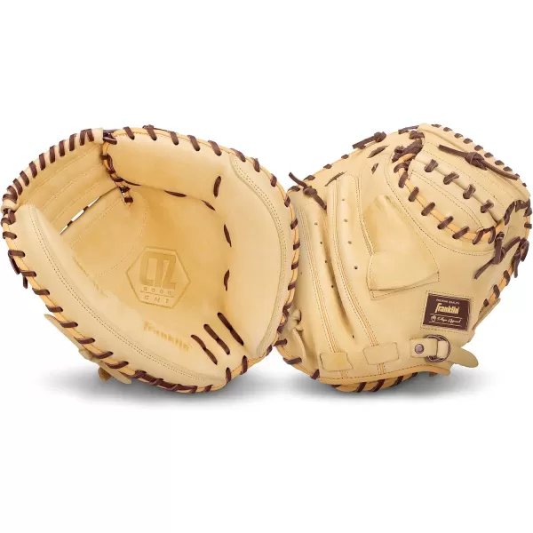 Franklin Sports Baseball Fielding Glove  Mens Adult and Youth Baseball Glove  CTZ5000 Cowhide Infield and Outfield Baseball GlovesCamelBrown