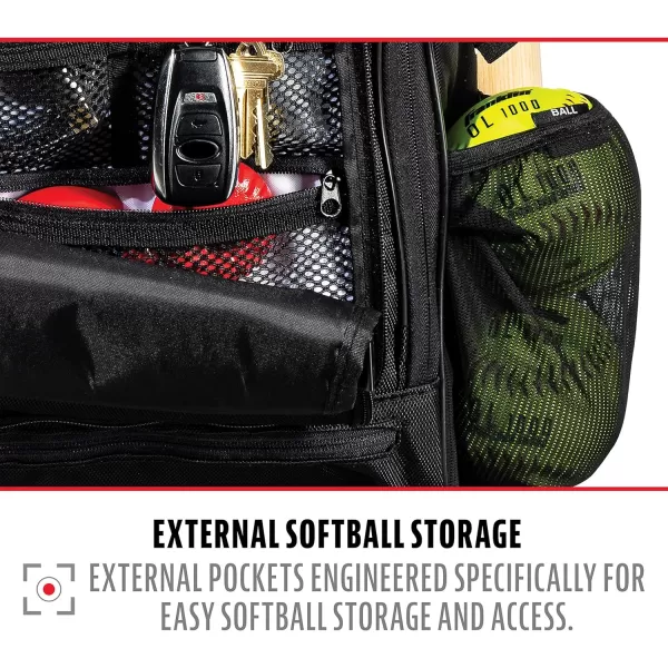 Franklin Sports Baseball  Softball Backpacks  MLB  USA Softball Equipment Bags for Baseball  Fastpitch Softball  Youth  Adult Batpacks for Bats Gloves Helmets Cleats  More  Multiple ColorsBlackWhite