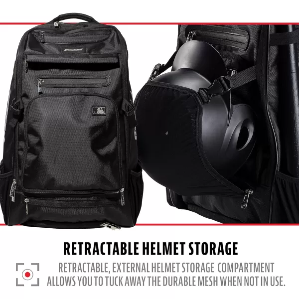 Franklin Sports Baseball  Softball Backpacks  MLB  USA Softball Equipment Bags for Baseball  Fastpitch Softball  Youth  Adult Batpacks for Bats Gloves Helmets Cleats  More  Multiple ColorsBlack Chrome