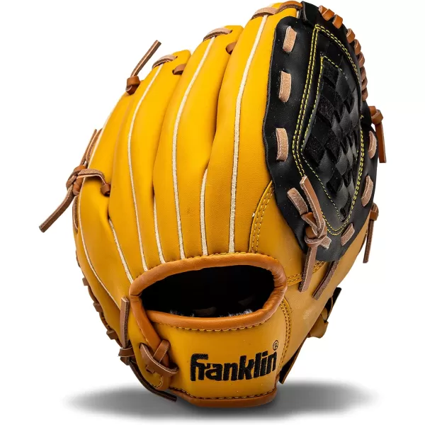 Franklin Sports Baseball  Softball Gloves  Field Master Adult  Youth Baseball  Softball Gloves  Right Hand  Left Hand Gloves  Infield  Outfield Mitts  Multiple Sizes  ColorsTan