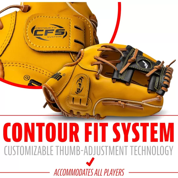 Franklin Sports Baseball  Softball Gloves  Field Master Adult  Youth Baseball  Softball Gloves  Right Hand  Left Hand Gloves  Infield  Outfield Mitts  Multiple Sizes  ColorsTan