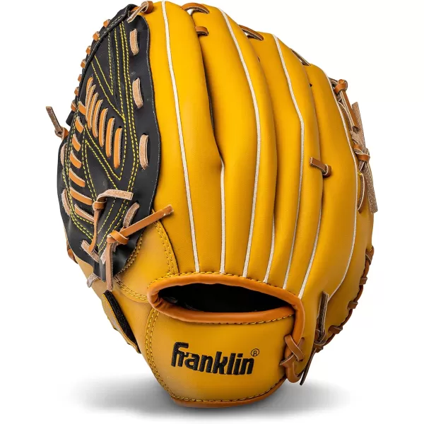 Franklin Sports Baseball  Softball Gloves  Field Master Adult  Youth Baseball  Softball Gloves  Right Hand  Left Hand Gloves  Infield  Outfield Mitts  Multiple Sizes  ColorsTan