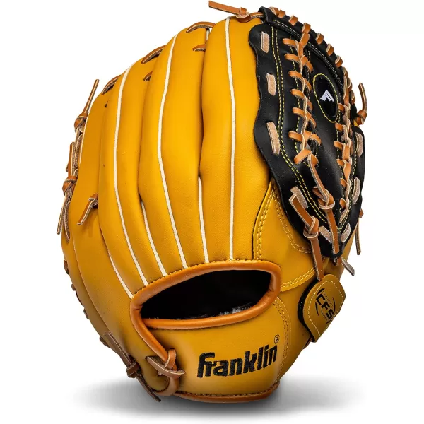 Franklin Sports Baseball  Softball Gloves  Field Master Adult  Youth Baseball  Softball Gloves  Right Hand  Left Hand Gloves  Infield  Outfield Mitts  Multiple Sizes  ColorsTan