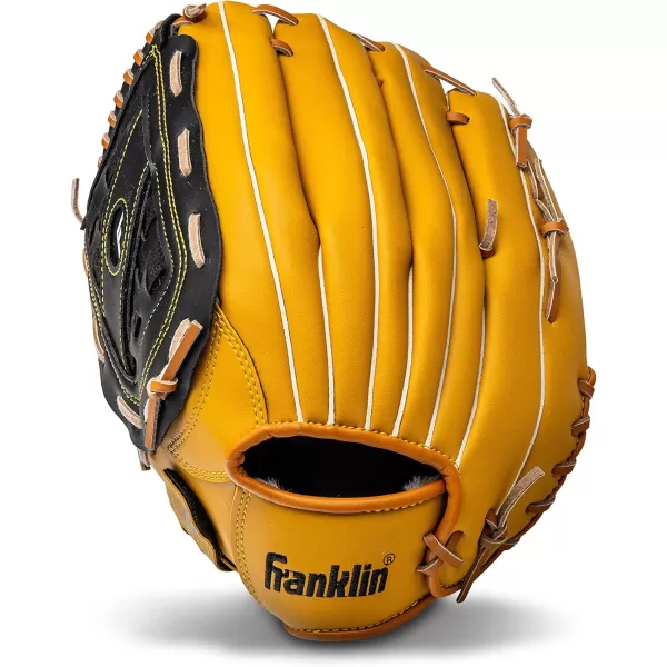 Franklin Sports Baseball  Softball Gloves  Field Master Adult  Youth Baseball  Softball Gloves  Right Hand  Left Hand Gloves  Infield  Outfield Mitts  Multiple Sizes  ColorsTan