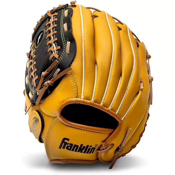 Franklin Sports Baseball  Softball Gloves  Field Master Adult  Youth Baseball  Softball Gloves  Right Hand  Left Hand Gloves  Infield  Outfield Mitts  Multiple Sizes  ColorsTan