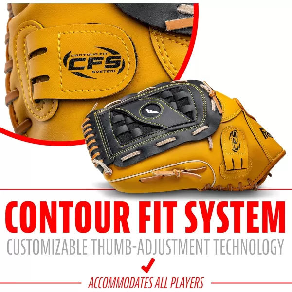 Franklin Sports Baseball  Softball Gloves  Field Master Adult  Youth Baseball  Softball Gloves  Right Hand  Left Hand Gloves  Infield  Outfield Mitts  Multiple Sizes  ColorsTan