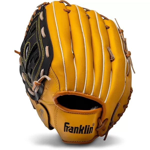 Franklin Sports Baseball  Softball Gloves  Field Master Adult  Youth Baseball  Softball Gloves  Right Hand  Left Hand Gloves  Infield  Outfield Mitts  Multiple Sizes  ColorsTan