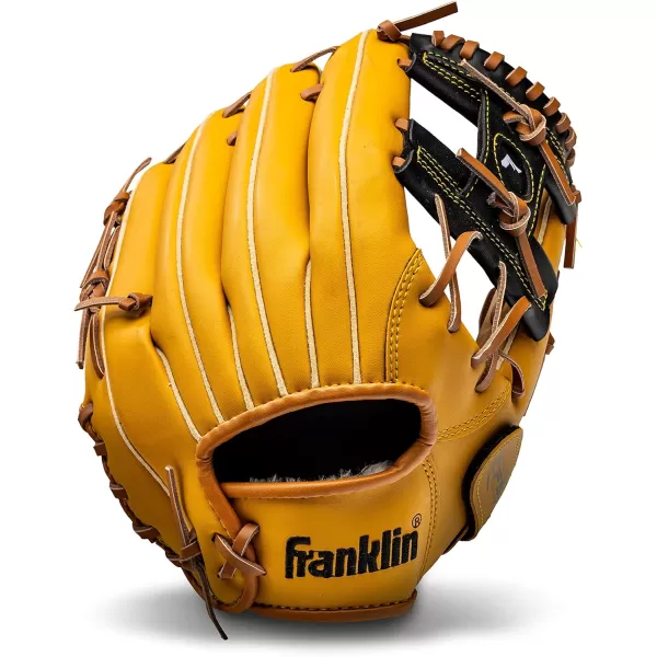 Franklin Sports Baseball  Softball Gloves  Field Master Adult  Youth Baseball  Softball Gloves  Right Hand  Left Hand Gloves  Infield  Outfield Mitts  Multiple Sizes  ColorsTan