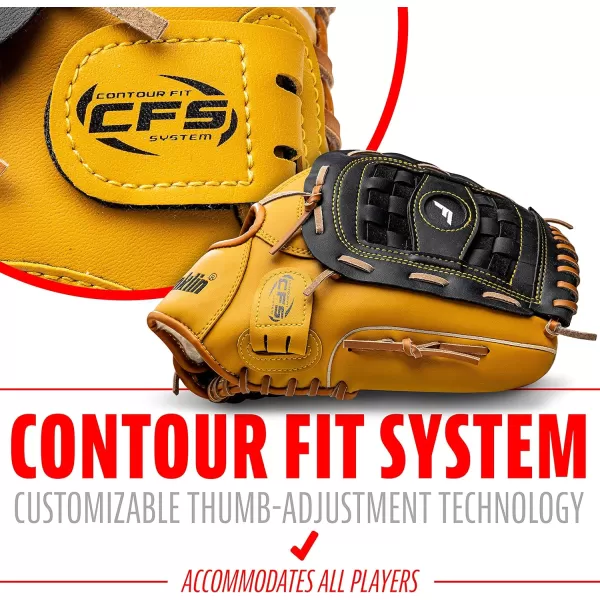 Franklin Sports Baseball  Softball Gloves  Field Master Adult  Youth Baseball  Softball Gloves  Right Hand  Left Hand Gloves  Infield  Outfield Mitts  Multiple Sizes  ColorsTan
