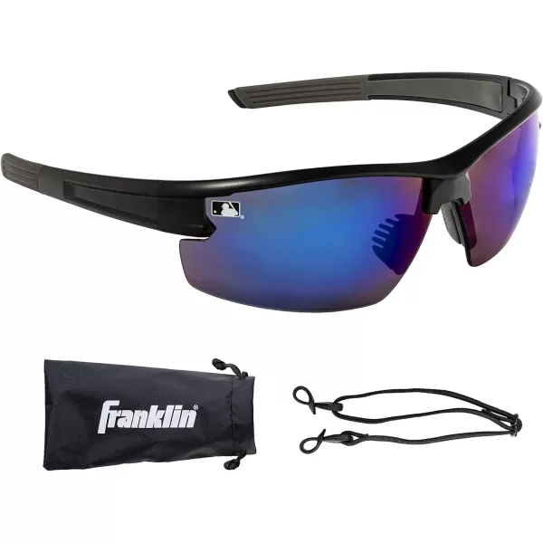 Franklin Sports Baseball  Softball Sunglasses  Mens  Womens Sports Sunglasses  Flip Up Shades  Non Flip GlassesBlack