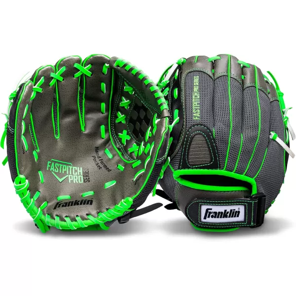 Franklin Sports Girls Softball Glove  Womens Windmill Fastpitch  Slowpitch Softball GloveLime