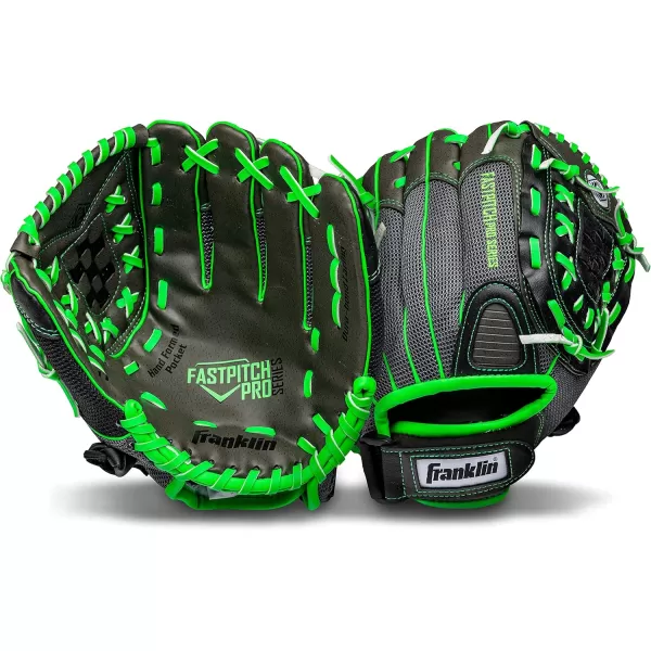 Franklin Sports Girls Softball Glove  Womens Windmill Fastpitch  Slowpitch Softball GloveLime