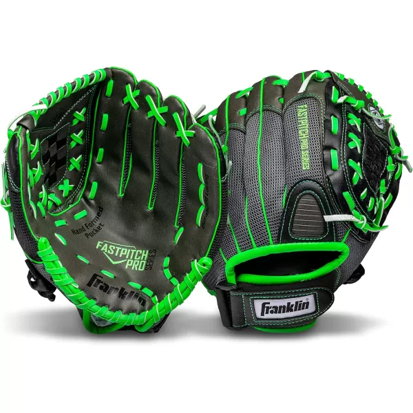 Franklin Sports Girls Softball Glove  Womens Windmill Fastpitch  Slowpitch Softball GloveLime