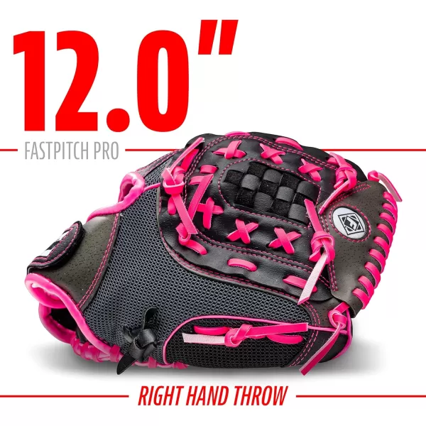 Franklin Sports Girls Softball Glove  Womens Windmill Fastpitch  Slowpitch Softball GlovePink