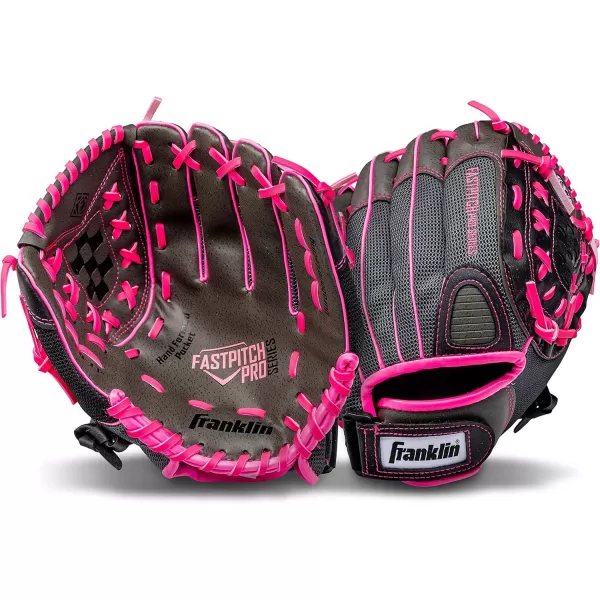 Franklin Sports Girls Softball Glove  Womens Windmill Fastpitch  Slowpitch Softball GlovePink