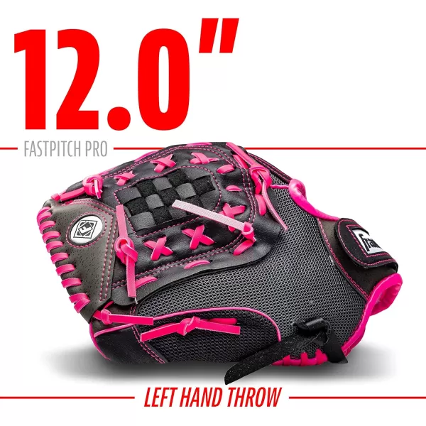 Franklin Sports Girls Softball Glove  Womens Windmill Fastpitch  Slowpitch Softball GlovePink
