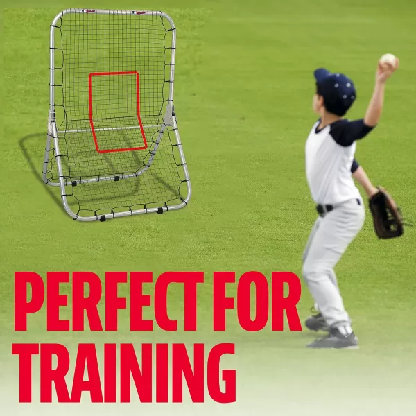 Franklin Sports MLB Pro Baseball Rebounder Net  Baseball  Softball Pitchback Net  Fielding Trainer  Bounce Back Net for Fielding  Throwing Practice