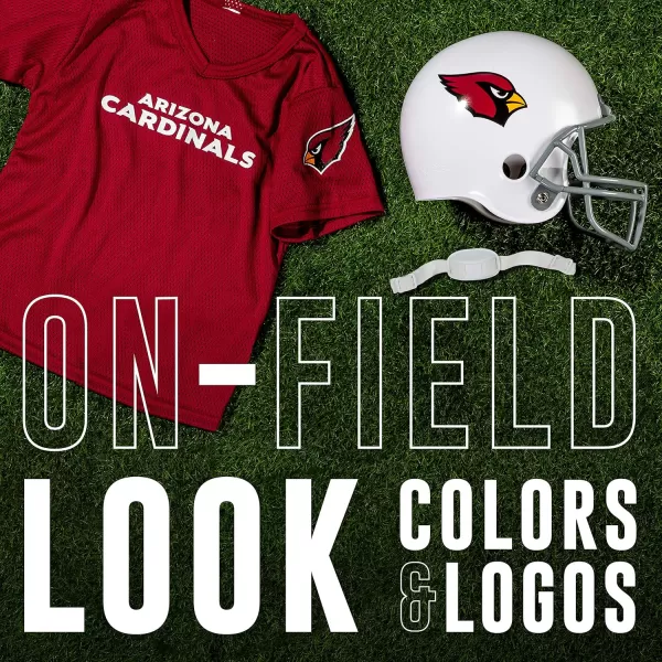 Franklin Sports NFL Kids Helmet  Jersey Sets  Youth NFL Team Uniform Sets  Costume Set  Helmet Jersey  ChinstrapMediumArizona Cardinals