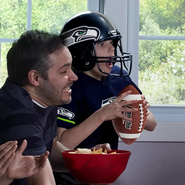 Franklin Sports NFL Kids Helmet  Jersey Sets  Youth NFL Team Uniform Sets  Costume Set  Helmet Jersey  ChinstrapMediumSeattle Seahawks