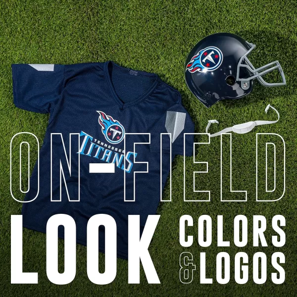Franklin Sports NFL Kids Helmet  Jersey Sets  Youth NFL Team Uniform Sets  Costume Set  Helmet Jersey  ChinstrapMediumTennessee Titans