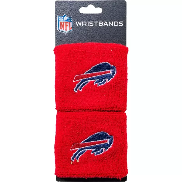 Franklin Sports NFL Team Wristbands  Youth NFL Team Logo Wristbands  Great for Costumes and Uniforms  Pair of WristbandsBuffalo Bills