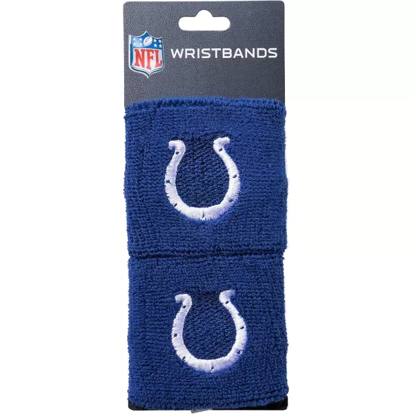 Franklin Sports NFL Team Wristbands  Youth NFL Team Logo Wristbands  Great for Costumes and Uniforms  Pair of WristbandsIndianapolis Colts