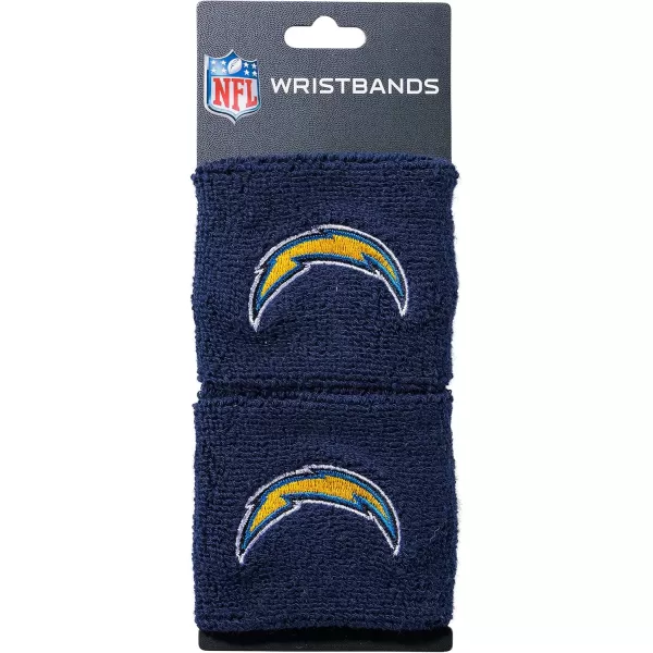 Franklin Sports NFL Team Wristbands  Youth NFL Team Logo Wristbands  Great for Costumes and Uniforms  Pair of WristbandsLos Angeles Chargers