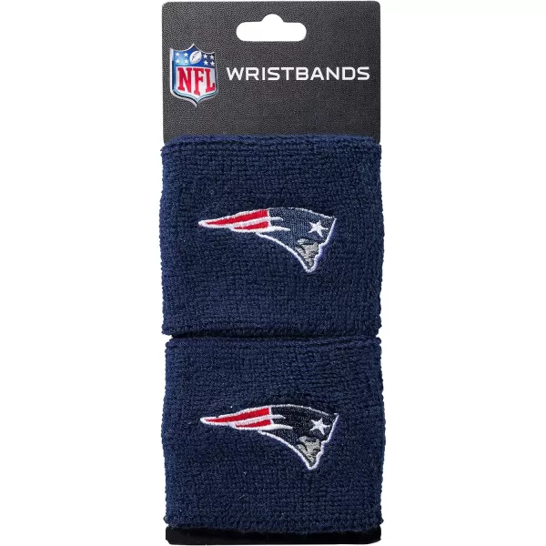 Franklin Sports NFL Team Wristbands  Youth NFL Team Logo Wristbands  Great for Costumes and Uniforms  Pair of WristbandsNew England Patriots