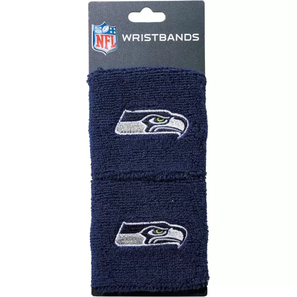 Franklin Sports NFL Team Wristbands  Youth NFL Team Logo Wristbands  Great for Costumes and Uniforms  Pair of WristbandsSeattle Seahawks