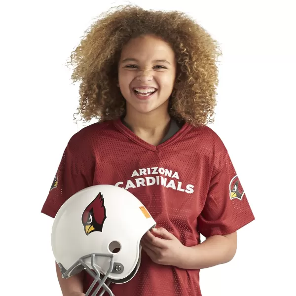 Franklin Sports NFL Youth Football Uniform Set for Boys ampamp Girls  Includes Helmet Jersey ampamp Pants with Chinstrap  NumbersArizona Cardinals
