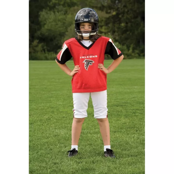 Franklin Sports NFL Youth Football Uniform Set for Boys ampamp Girls  Includes Helmet Jersey ampamp Pants with Chinstrap  NumbersAtlanta Falcons