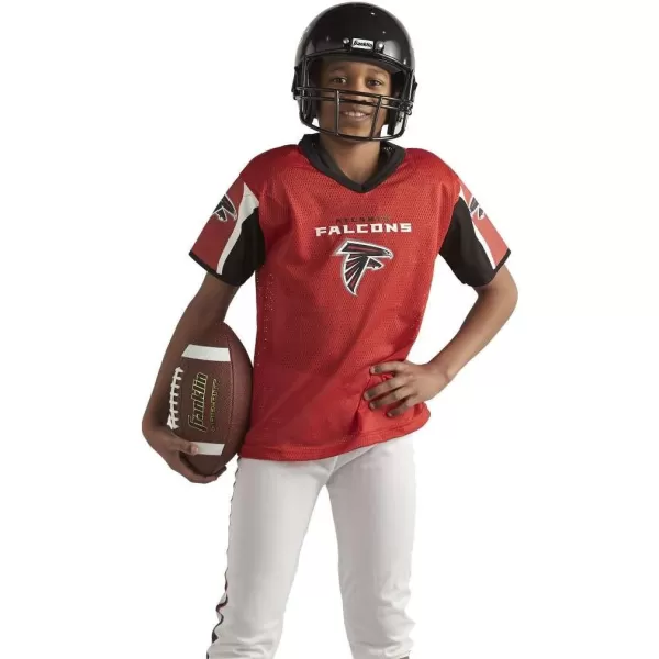 Franklin Sports NFL Youth Football Uniform Set for Boys ampamp Girls  Includes Helmet Jersey ampamp Pants with Chinstrap  NumbersAtlanta Falcons