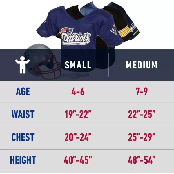 Franklin Sports NFL Youth Football Uniform Set for Boys ampamp Girls  Includes Helmet Jersey ampamp Pants with Chinstrap  NumbersAtlanta Falcons