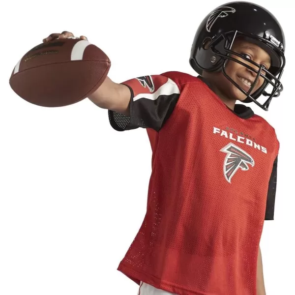 Franklin Sports NFL Youth Football Uniform Set for Boys ampamp Girls  Includes Helmet Jersey ampamp Pants with Chinstrap  NumbersAtlanta Falcons