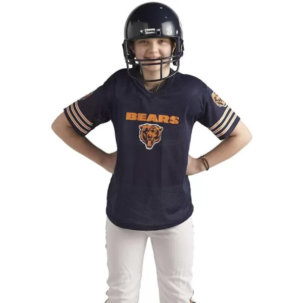 Franklin Sports NFL Youth Football Uniform Set for Boys ampamp Girls  Includes Helmet Jersey ampamp Pants with Chinstrap  NumbersChicago Bears