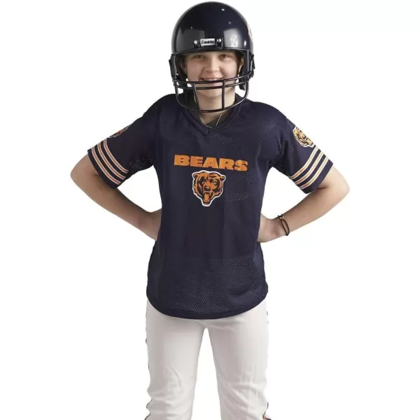 Franklin Sports NFL Youth Football Uniform Set for Boys ampamp Girls  Includes Helmet Jersey ampamp Pants with Chinstrap  NumbersChicago Bears