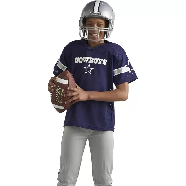 Franklin Sports NFL Youth Football Uniform Set for Boys ampamp Girls  Includes Helmet Jersey ampamp Pants with Chinstrap  NumbersDallas Cowboys