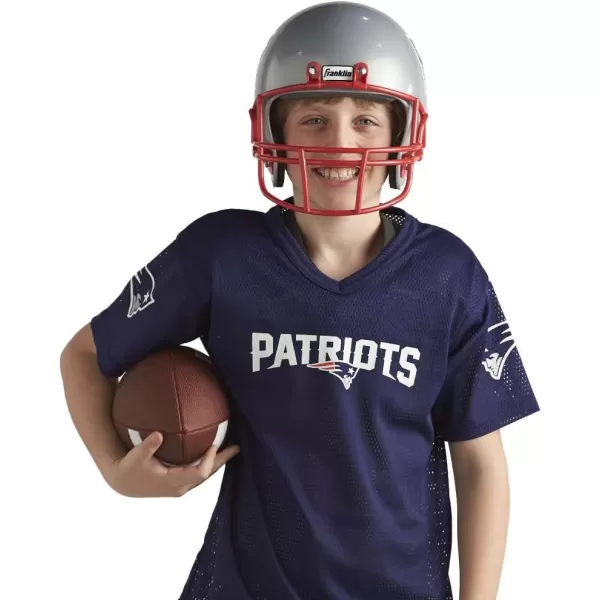 Franklin Sports NFL Youth Football Uniform Set for Boys ampamp Girls  Includes Helmet Jersey ampamp Pants with Chinstrap  NumbersNew England Patriots
