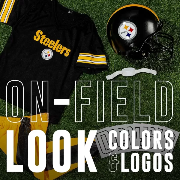 Franklin Sports NFL Youth Football Uniform Set for Boys ampamp Girls  Includes Helmet Jersey ampamp Pants with Chinstrap  NumbersPittsburgh Steelers