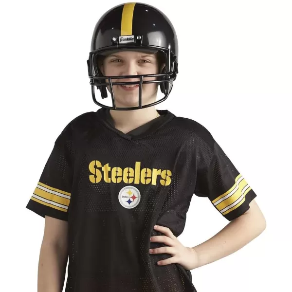 Franklin Sports NFL Youth Football Uniform Set for Boys ampamp Girls  Includes Helmet Jersey ampamp Pants with Chinstrap  NumbersPittsburgh Steelers