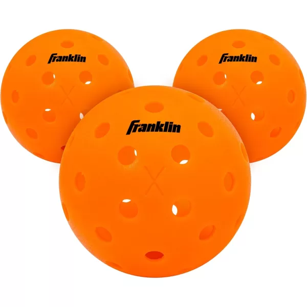 Franklin Sports Outdoor Pickleballs  X40 Pickleball Balls  USA Pickleball USAPA Approved  Official US Open BallLava