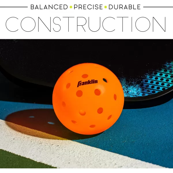 Franklin Sports Outdoor Pickleballs  X40 Pickleball Balls  USA Pickleball USAPA Approved  Official US Open BallLava