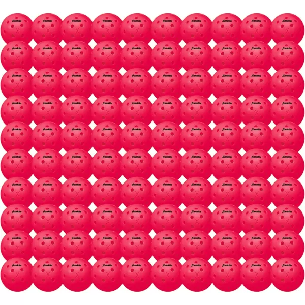 Franklin Sports Outdoor Pickleballs  X40 Pickleball Balls  USA Pickleball USAPA Approved  Official US Open BallPink