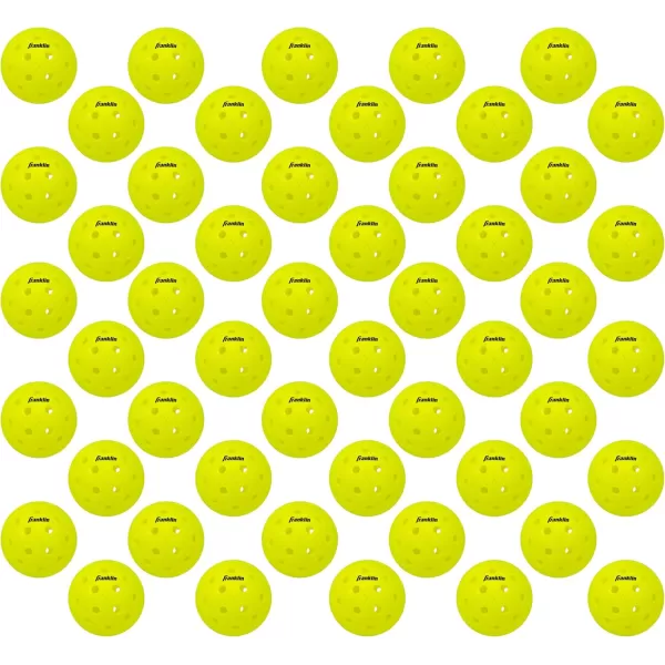 Franklin Sports Outdoor Pickleballs  X40 Pickleball Balls  USA Pickleball USAPA Approved  Official US Open BallYellow