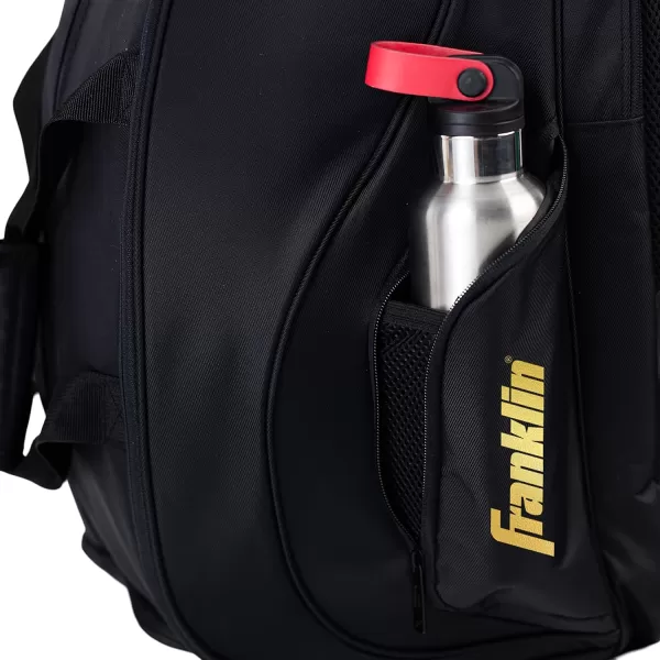 Franklin Sports Pickleball Bags  Sling Bag  Duffle Bag  Backpack for Paddles Pickleballs  Accessories  Elite Nylon Fabric  Pickleball Equipment Bag for Men  Women  BlackElite Hybrid Backpack