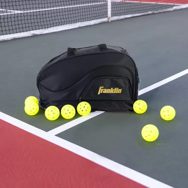 Franklin Sports Pickleball Bags  Sling Bag  Duffle Bag  Backpack for Paddles Pickleballs  Accessories  Elite Nylon Fabric  Pickleball Equipment Bag for Men  Women  BlackElite Hybrid Backpack